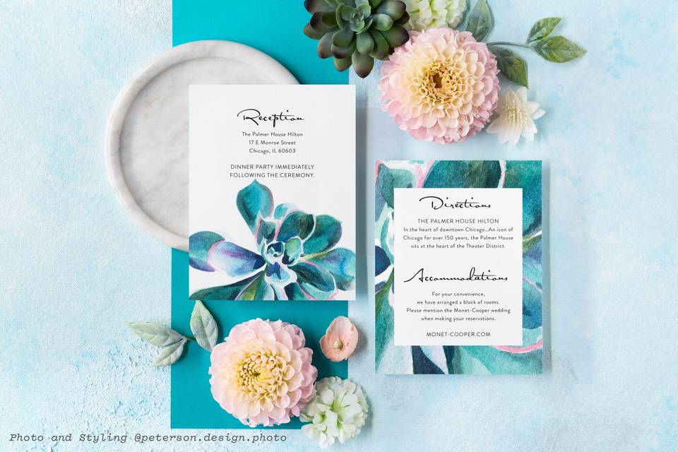 Details and Reception Card