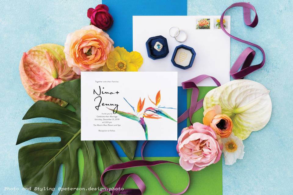 Invitation & Printed Envelope