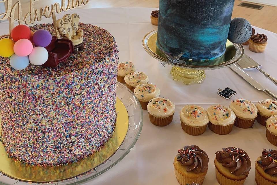 Bride and Groom Cake