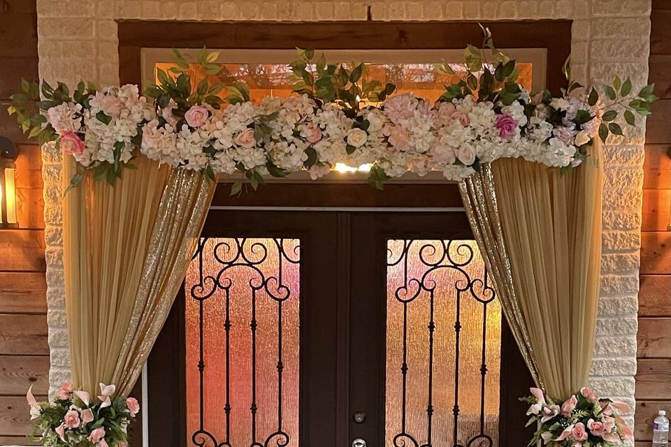 Decorated front door