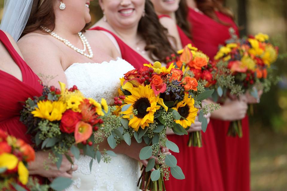 Sunflower bouquet