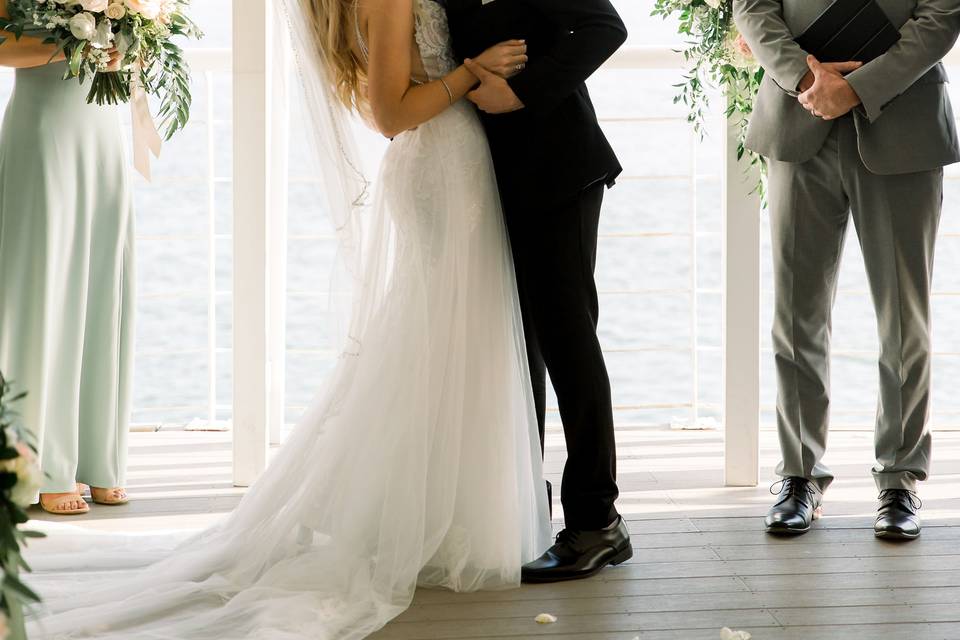 Ceremony on Sunset Deck