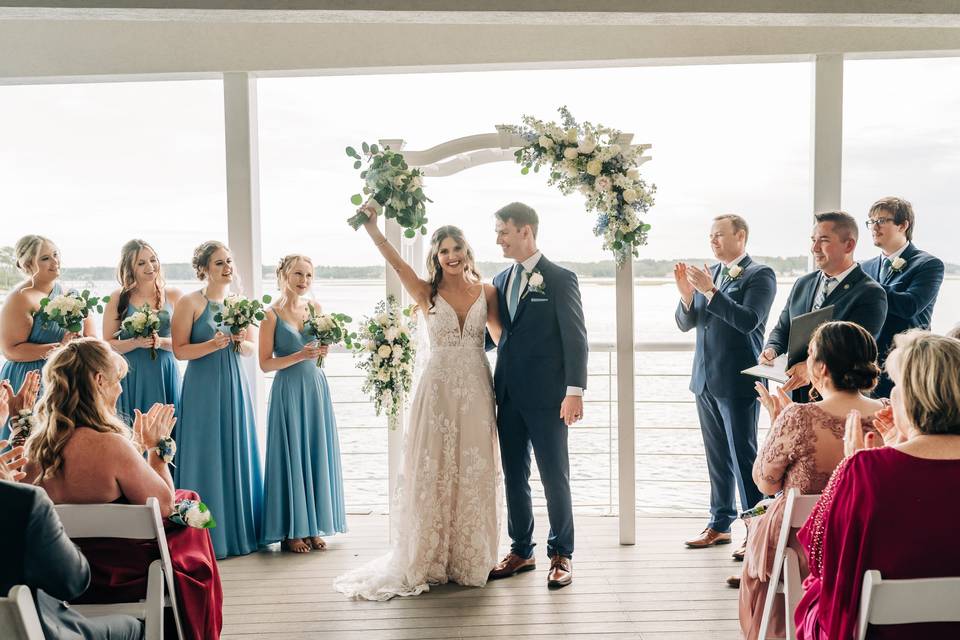 Ceremony on Sunset Deck