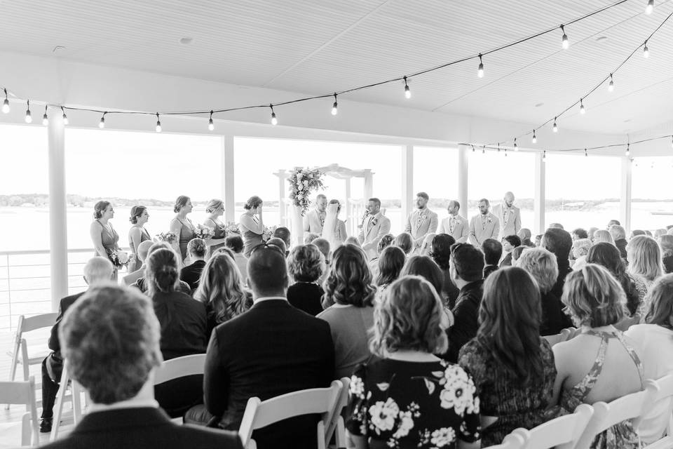 Ceremony on Sunset Deck