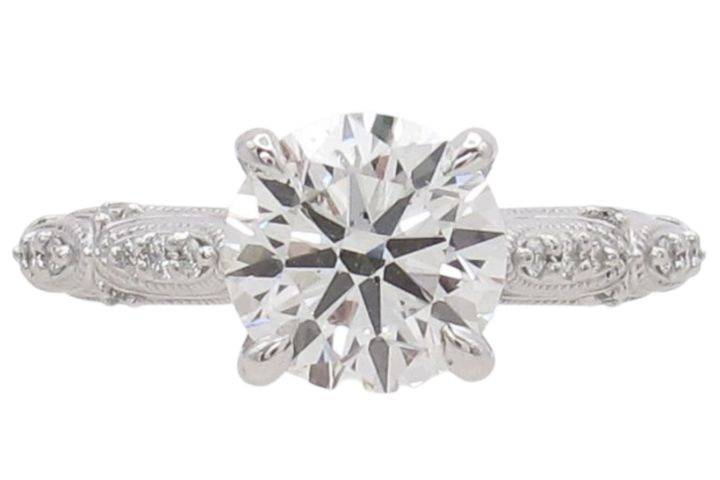 Custom antique inspired ring