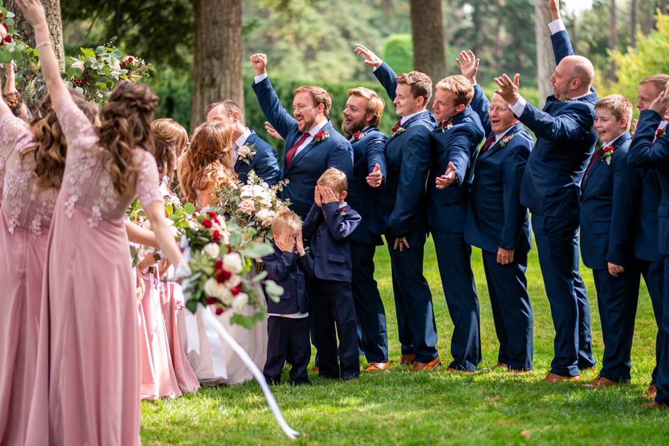 Wedding party joy - Tiffany Nichols Photography