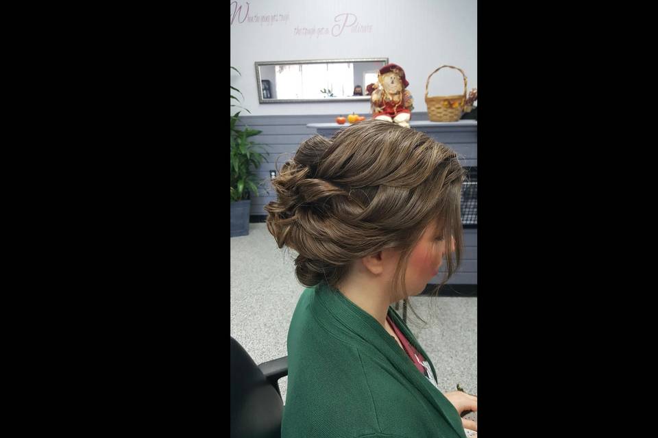 Classic Updo for the Bride