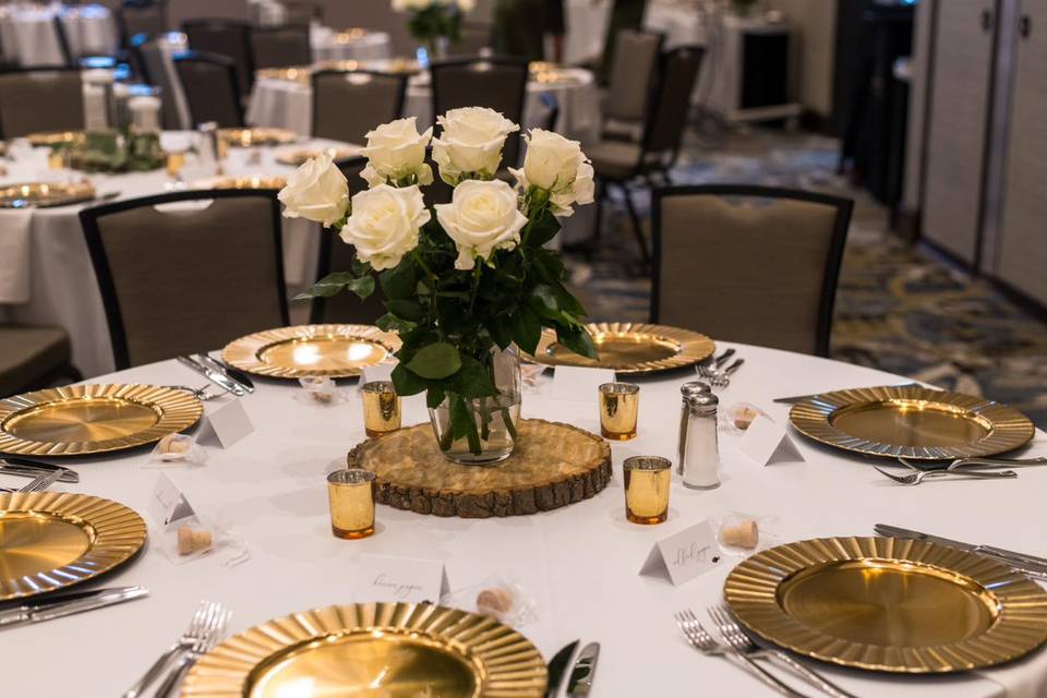 Reception Table Setting