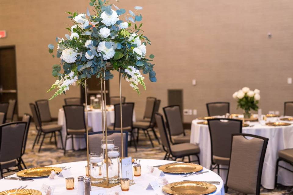 Reception Table Setting