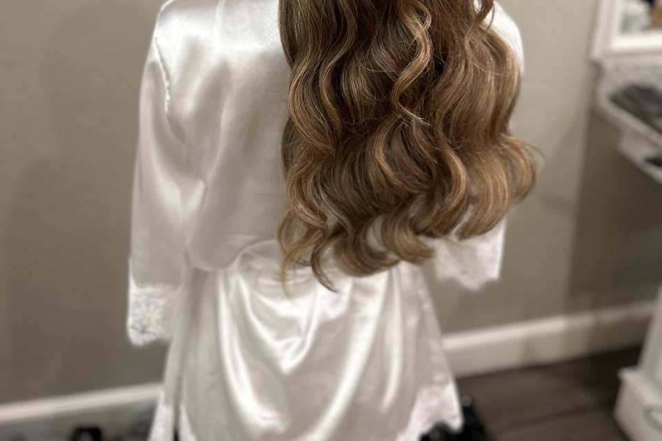Clean half up