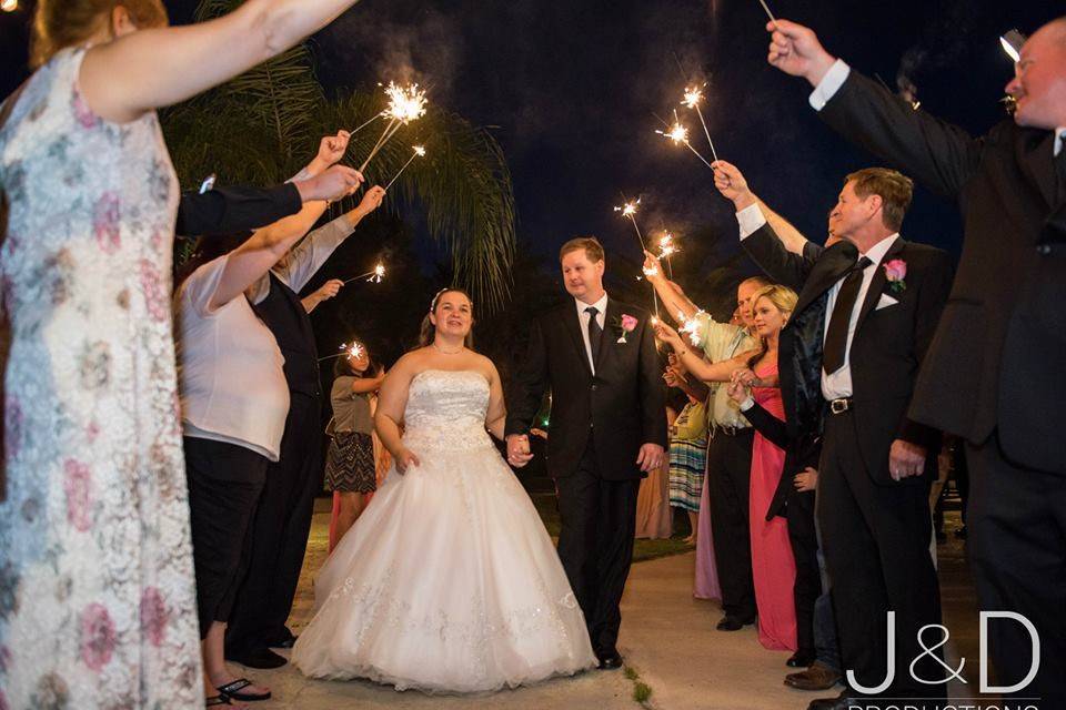 Wedding sparklers