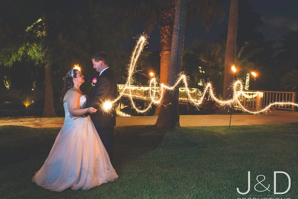 The wedding signs