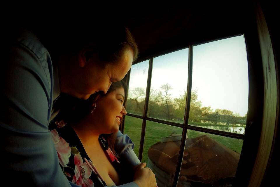 Looking out the window
