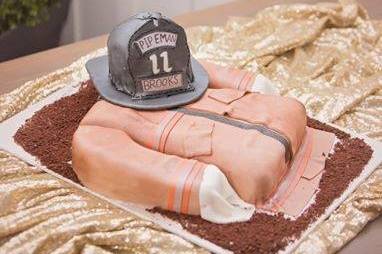Fireman Groom's Cake