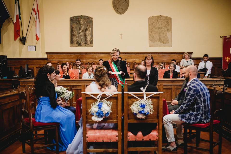 Town Hall wedding