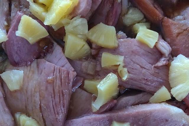Ham and pineapple