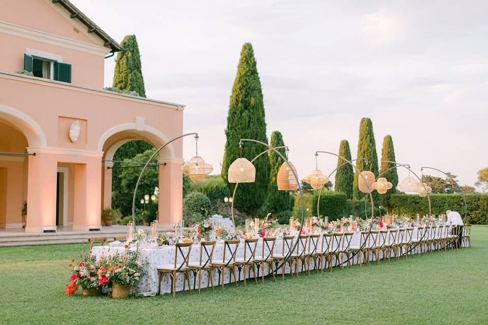 Ceremony at La Vfoce, Tuscany