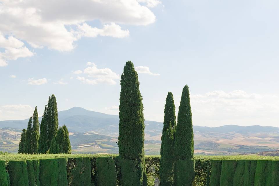 Ceremony at La Vfoce, Tuscany