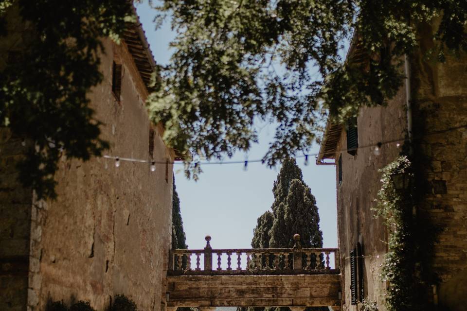 The bride entrance