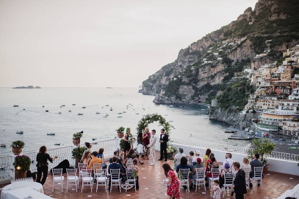 Wedding in positano