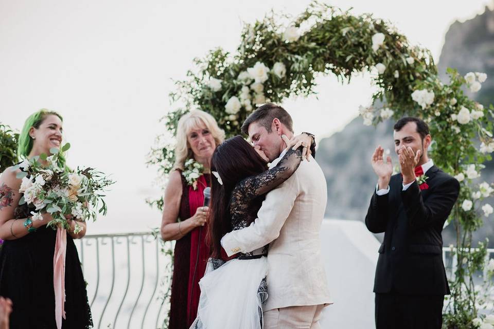 Wedding in positano