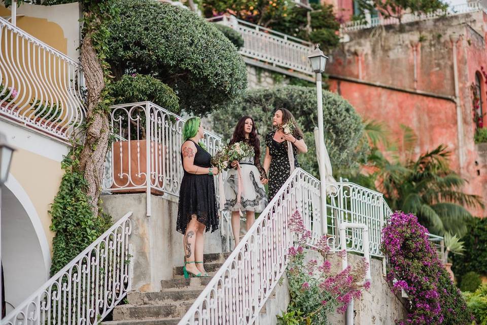 Wedding in positano