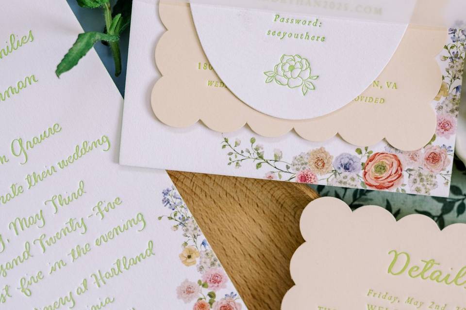 Custom Letterpress Suite