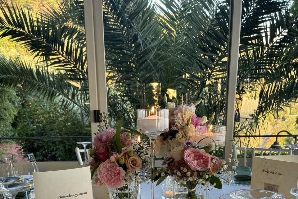 Ceremony on terrace