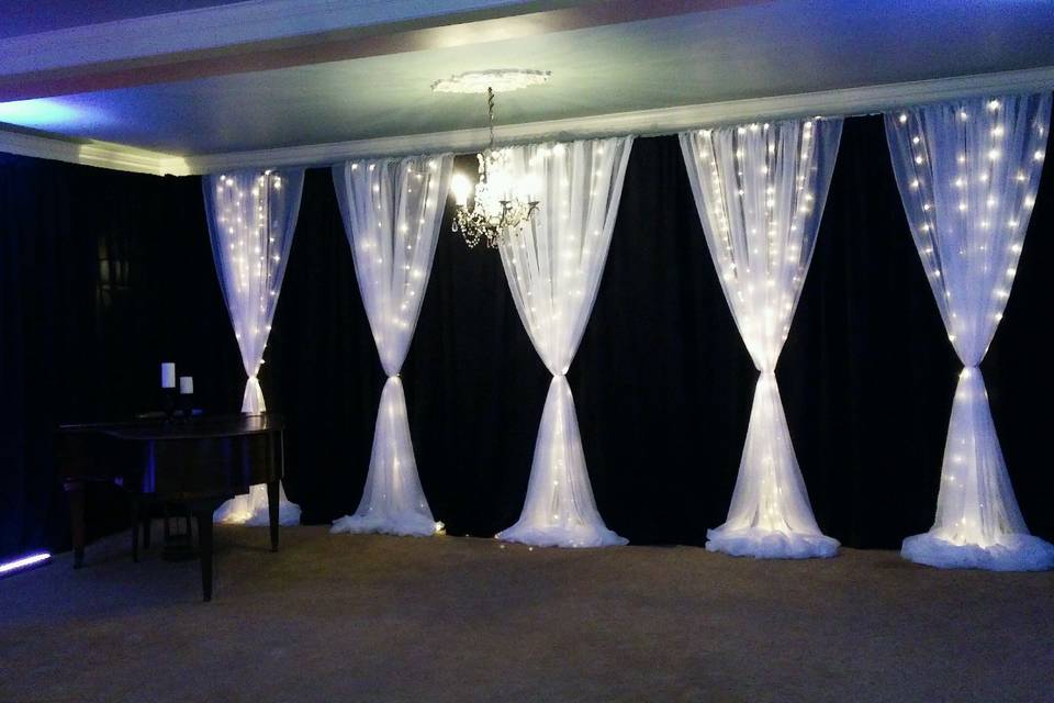 Twinkle gather backdrop