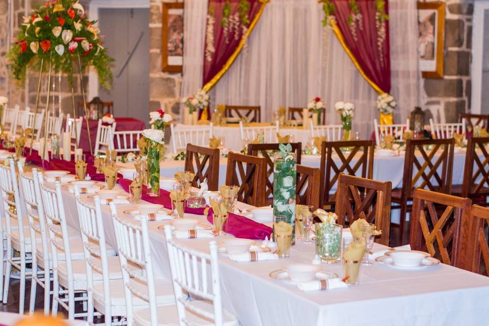 Reception setup