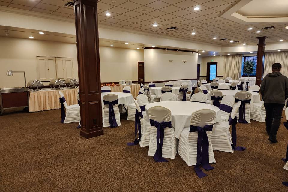 Ruched Chair Cover/Sashes