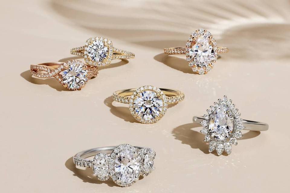 Engagement ring selection