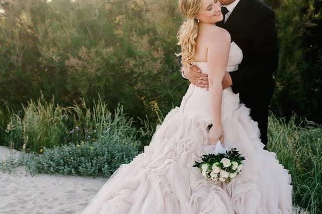 Spanish beach wedding