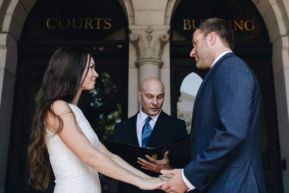 Courthouse elopement