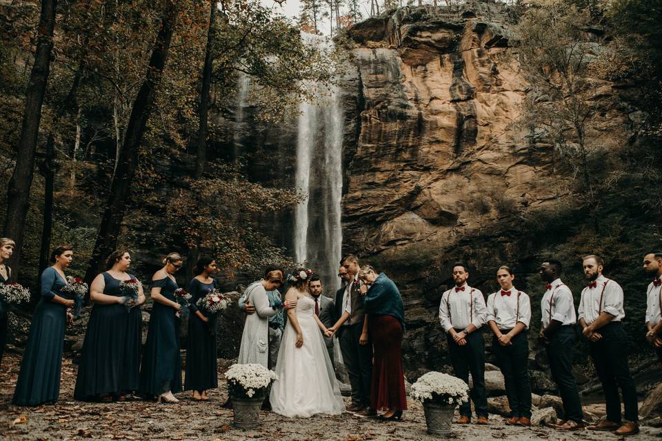 Waterfall Wedding Ceremony