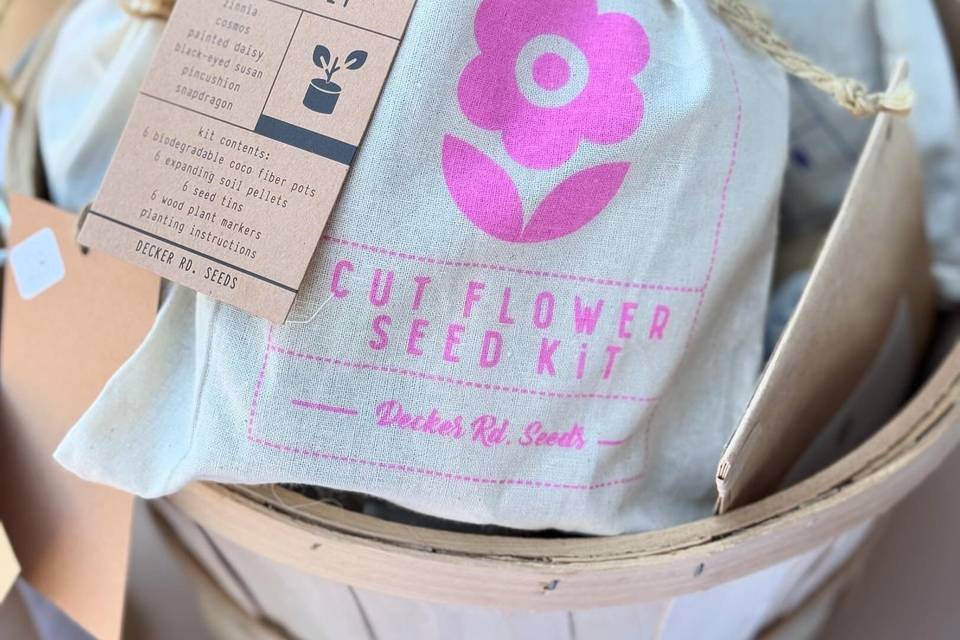 Cut flower seed kit