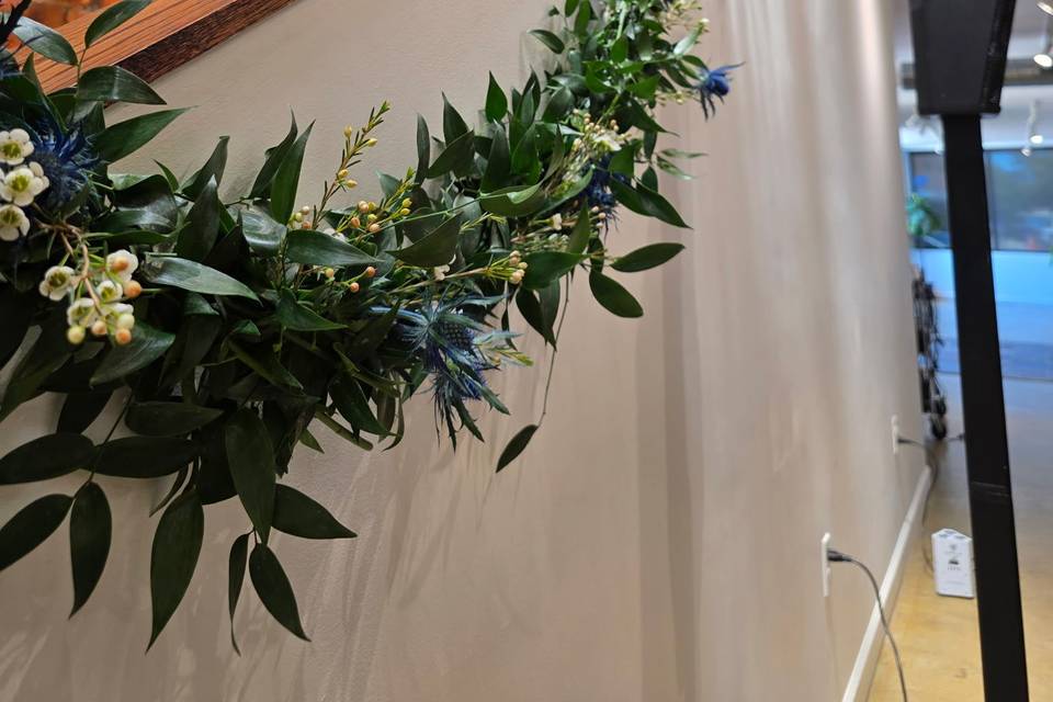 Garland of greenery