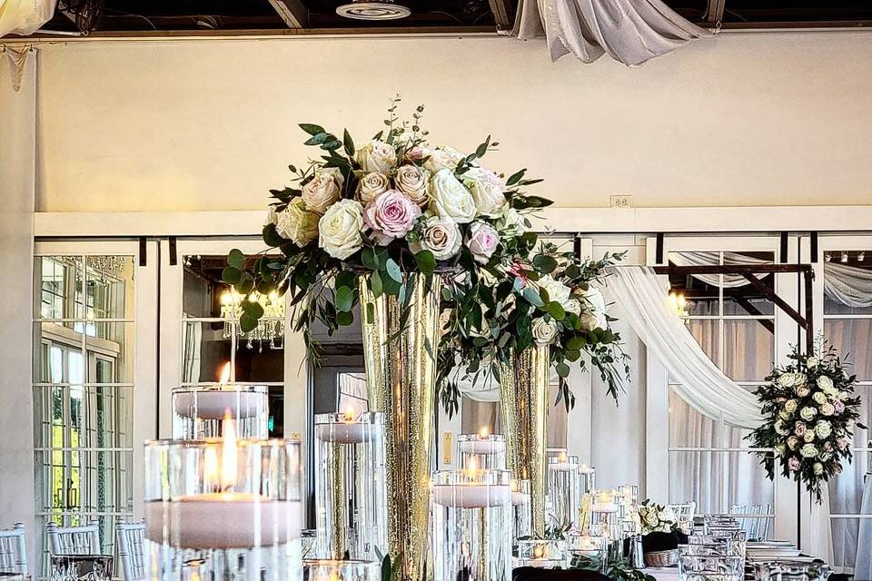 Tall table arrangement