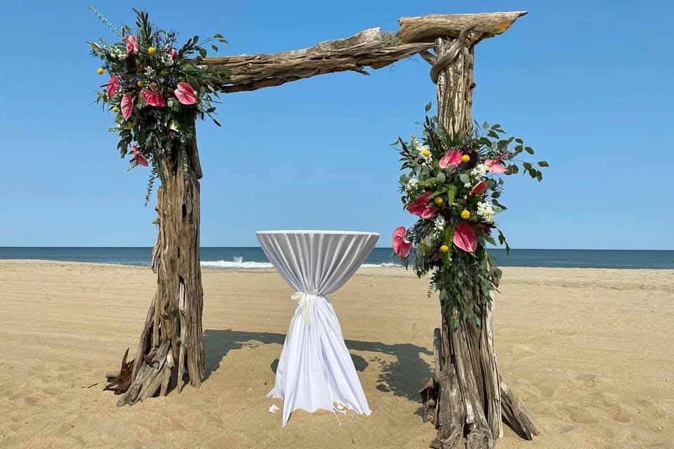 Beach wedding