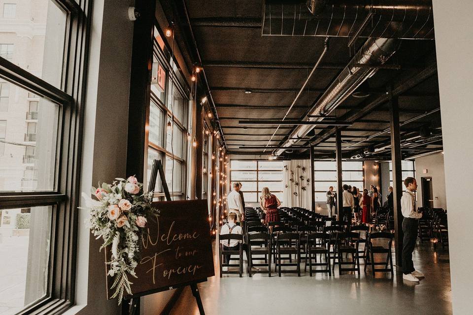 90s Wedding Inspiration Shoot at The Riley Building in Austin, TX