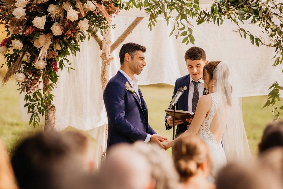 Ceremony in the field