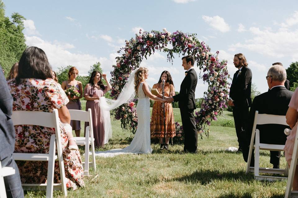 Ceremony in the field