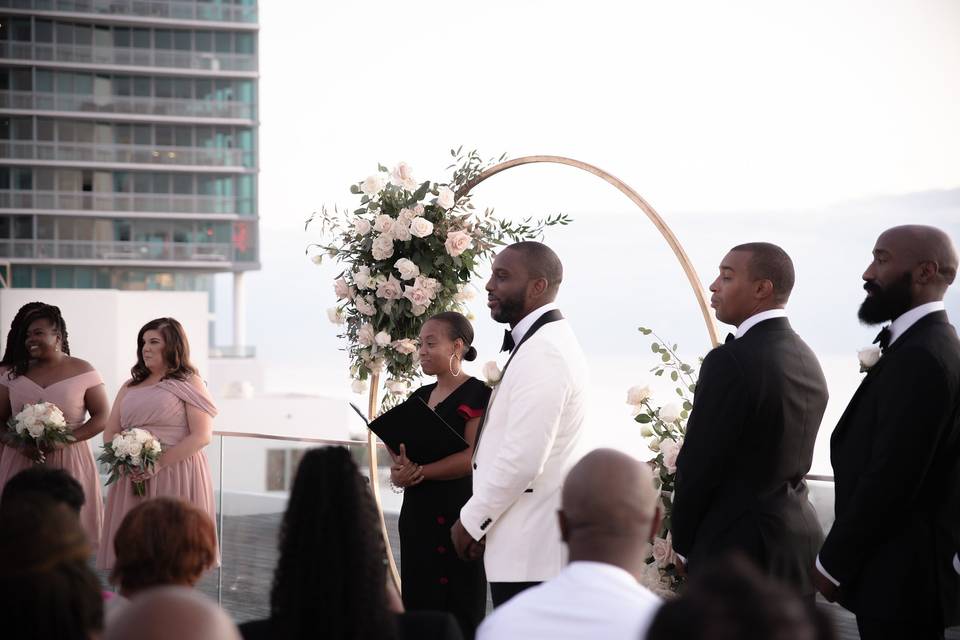 Roof Top Wedding