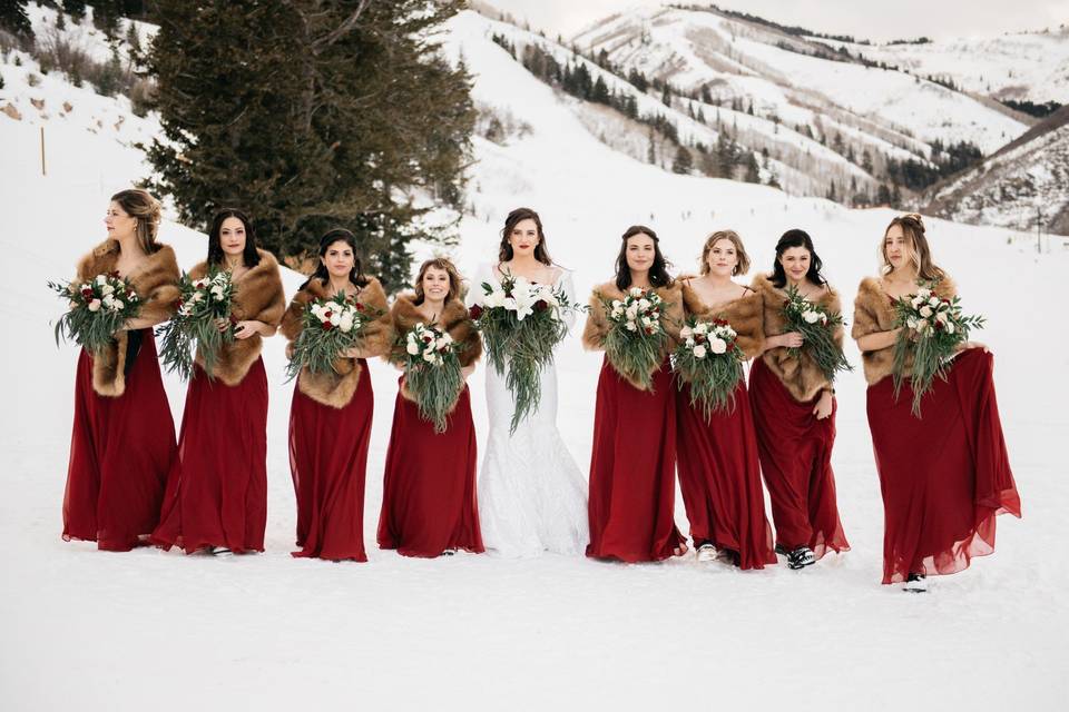 Bridal Line Bouquets