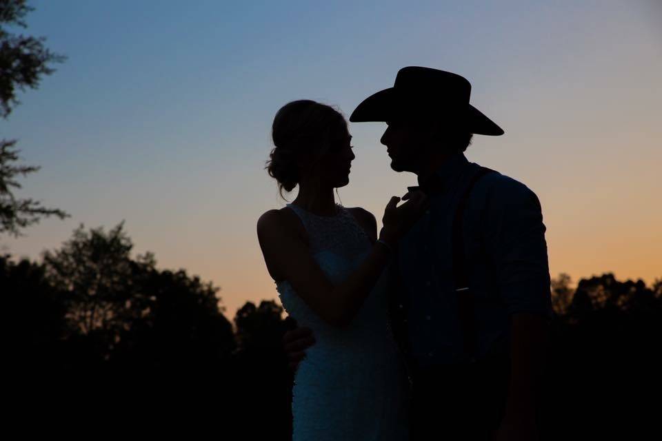 Bride and Groom Silhouette