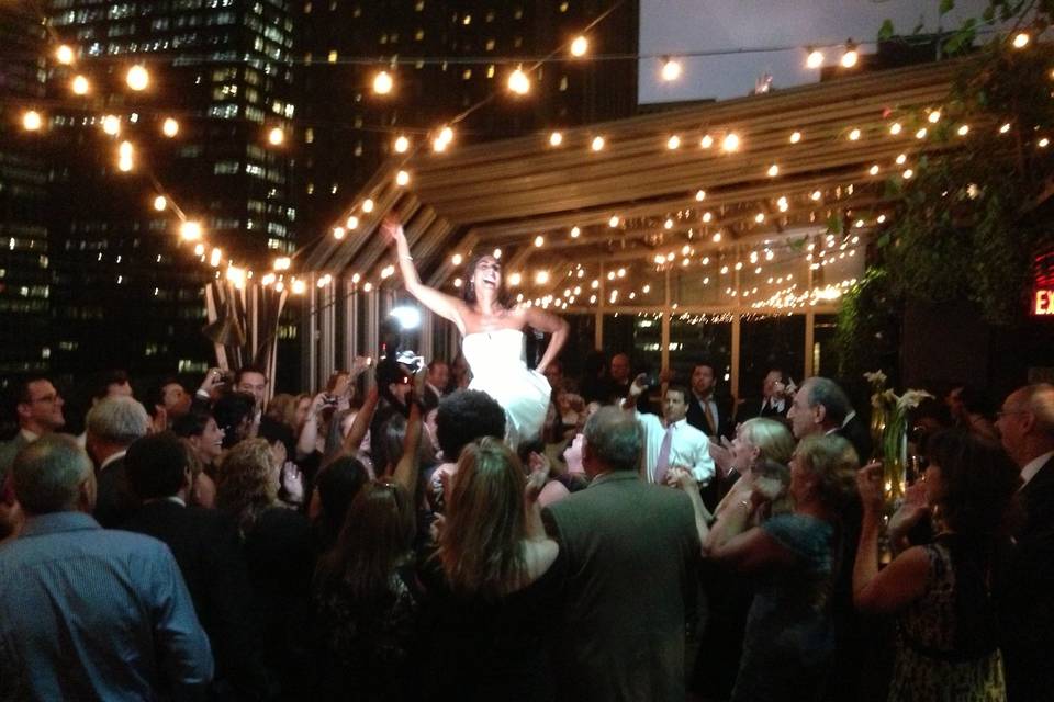 Hora lift on Kimberly rooftop