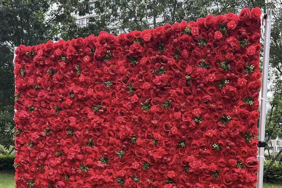 Rosalia flower wall