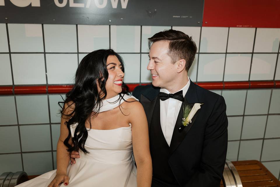 Chicago subway portraits