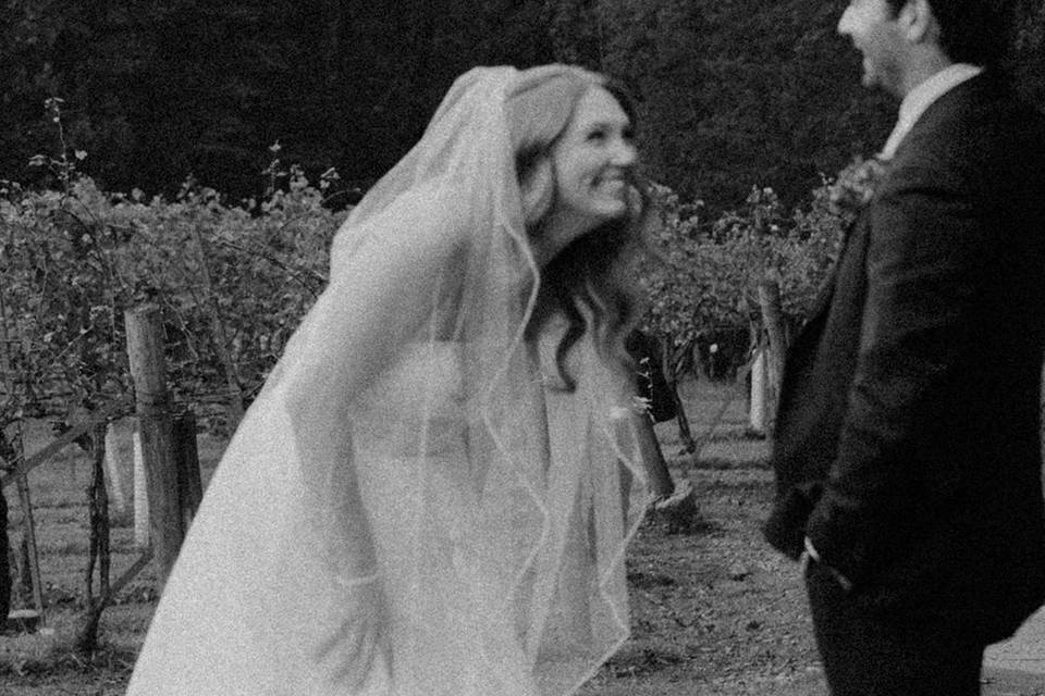 Bride and groom portraits