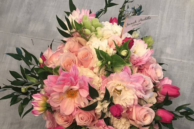 Pink flower arrangement